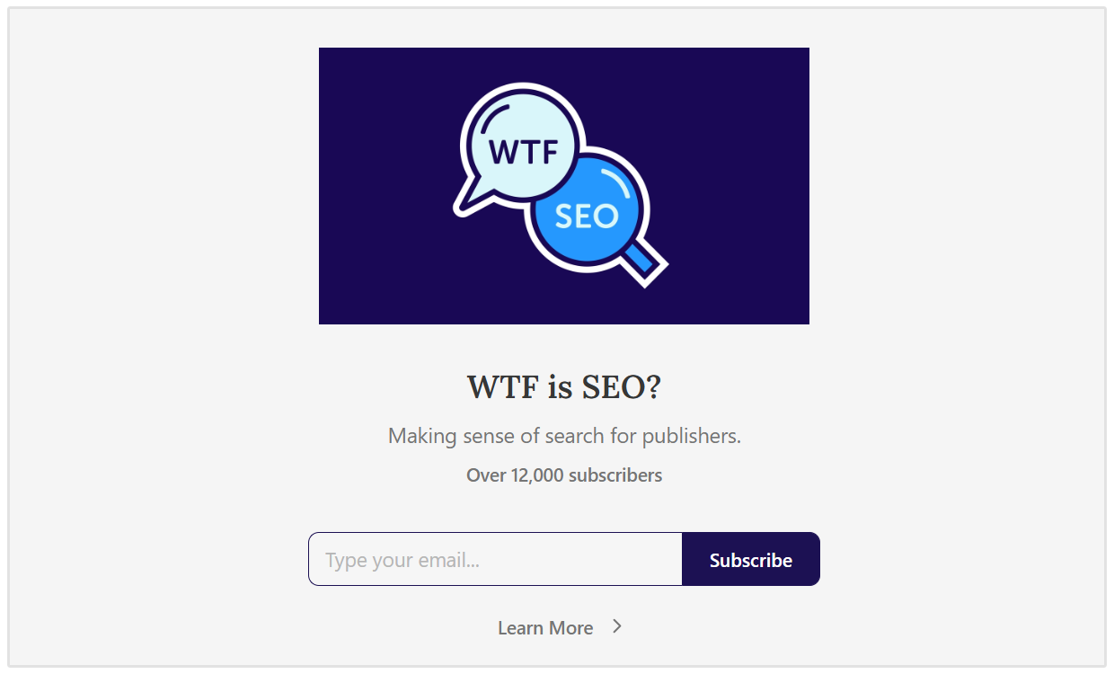 WTF is SEO